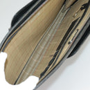 Burberrys Business Bag Leather Black Gold Auth ti2374-12