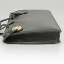 Burberrys Business Bag Leather Black Gold Auth ti2374-5