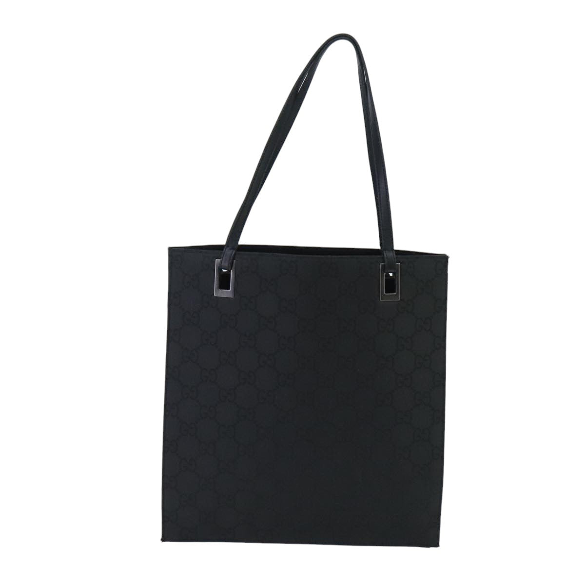 GUCCI GG Canvas Tote Bag Black 002 1008 Auth ti2376 - 0