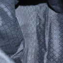 GUCCI Bamboo Hand Bag Nylon 2way Black Silver 001 2058 1577 5 Auth ti2381-16