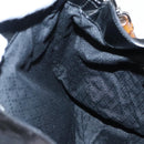 GUCCI Bamboo Hand Bag Nylon 2way Black Silver 001 2058 1577 5 Auth ti2381-18