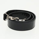 GUCCI Bamboo Hand Bag Nylon 2way Black Silver 001 2058 1577 5 Auth ti2381-22