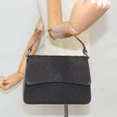 BALLY Hand Bag Nylon Brown Auth ti2408-24