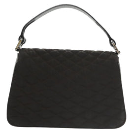 BALLY Hand Bag Nylon Brown Auth ti2408 - 0