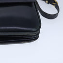 BALLY Shoulder Bag Leather Navy Auth ti2411-16