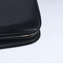 BALLY Shoulder Bag Leather Navy Auth ti2411-8