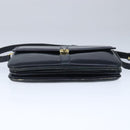 BALLY Shoulder Bag Leather Navy Auth ti2411-5