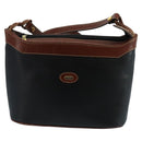 BALLY Shoulder Bag Leather Black Gold Auth ti2413-13