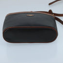 BALLY Shoulder Bag Leather Black Gold Auth ti2413-5