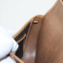 Christian Dior Honeycomb Canvas Shoulder Bag PVC Leather Black Auth ti2422-20