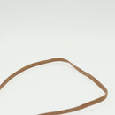 Christian Dior Honeycomb Canvas Shoulder Bag PVC Leather Black Auth ti2422-8