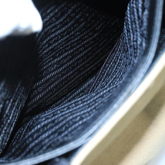 PRADA Tote Bag Canvas Beige Auth ti2434