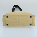 PRADA Tote Bag Canvas Beige Auth ti2434-5