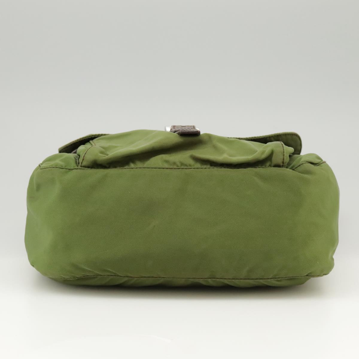 PRADA Shoulder Bag Nylon Green Auth ti2437