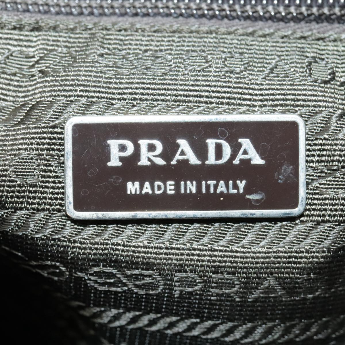 PRADA Shoulder Bag Nylon Green Auth ti2437