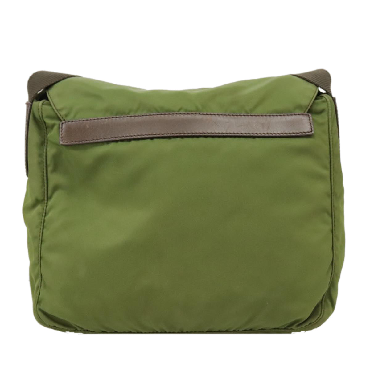 PRADA Shoulder Bag Nylon Green Auth ti2437