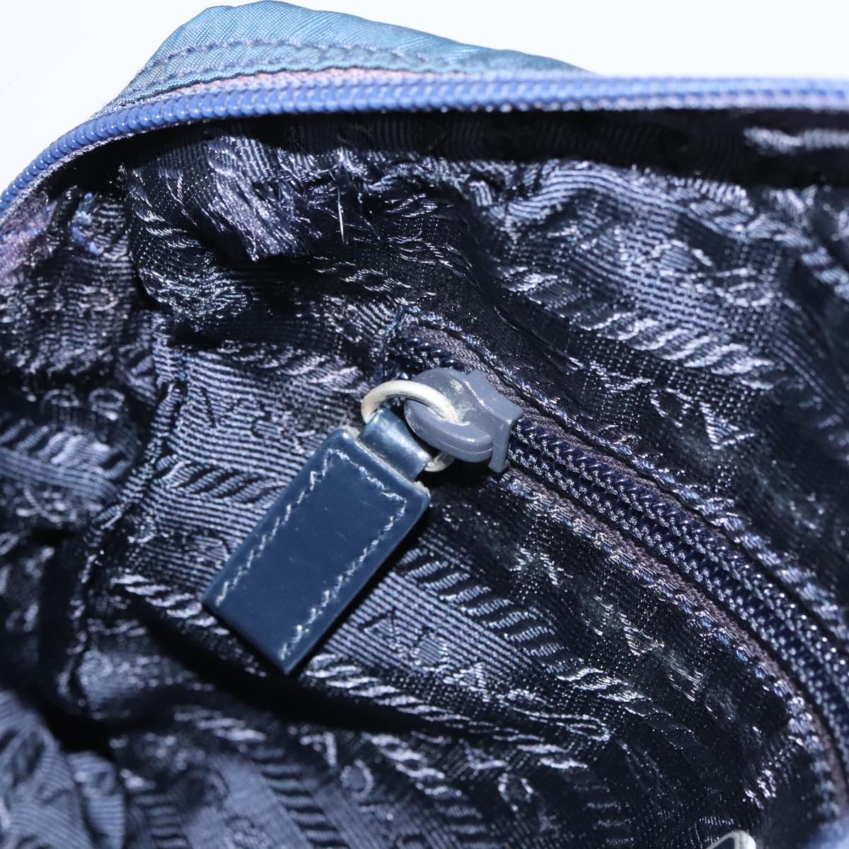 PRADA Shoulder Bag Nylon Navy Auth ti2438