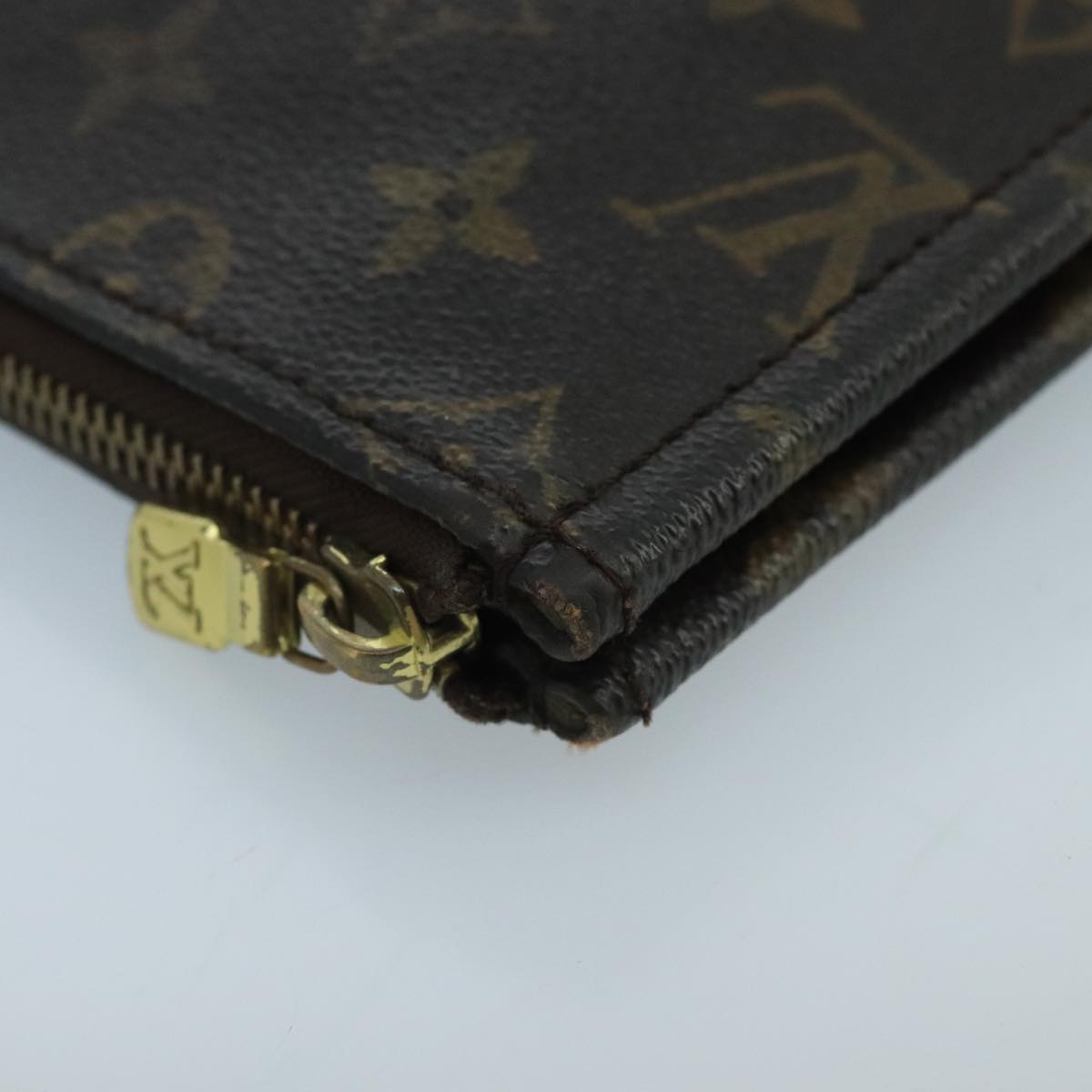 LOUIS VUITTON Monogram Posh Documents Clutch Bag M53456 LV Auth ti2444