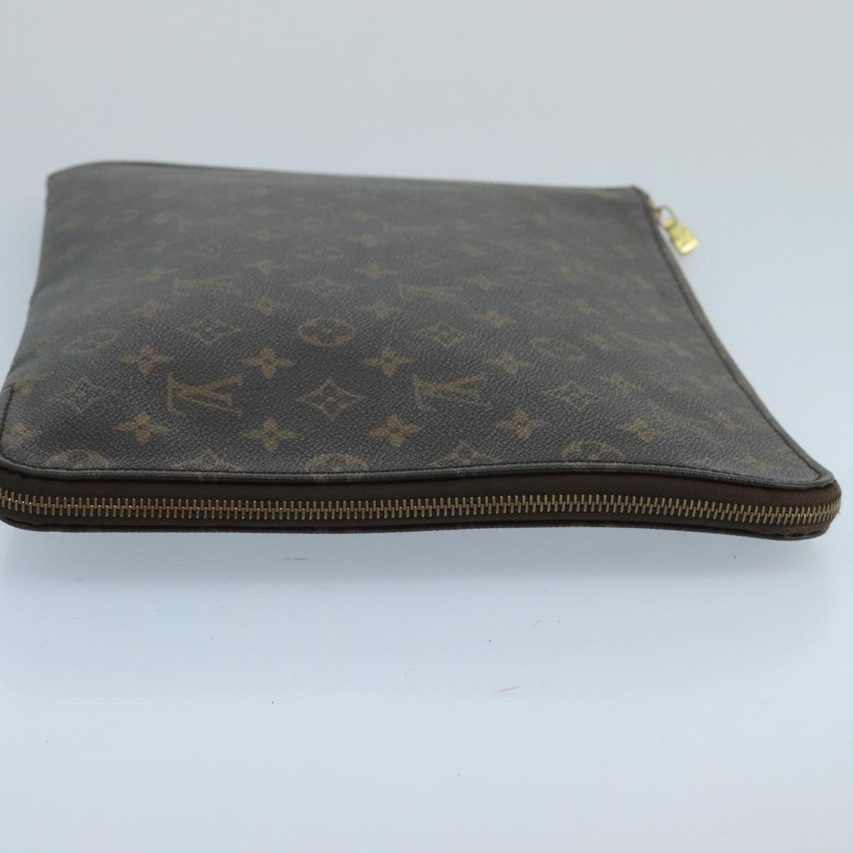 LOUIS VUITTON Monogram Posh Documents Clutch Bag M53456 LV Auth ti2444