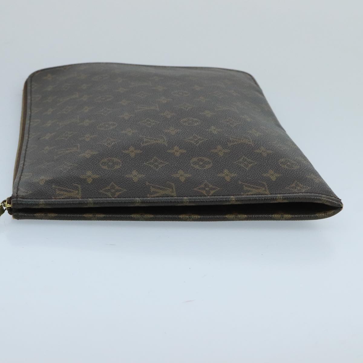 LOUIS VUITTON Monogram Posh Documents Clutch Bag M53456 LV Auth ti2444