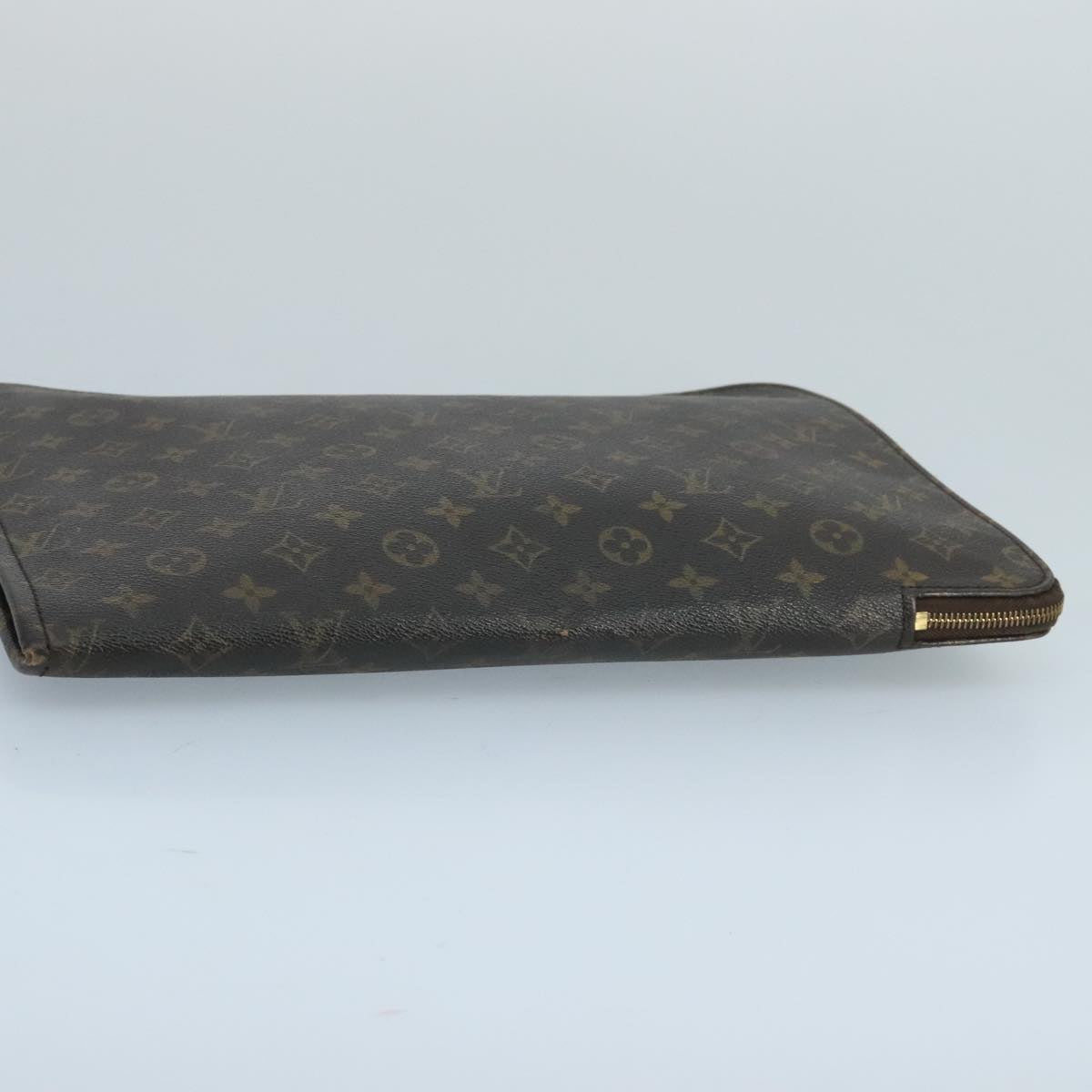 LOUIS VUITTON Monogram Posh Documents Clutch Bag M53456 LV Auth ti2444