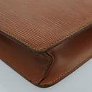 LOUIS VUITTON Epi Pochette Homme Clutch Bag Zipangu Gold M52528 LV Auth ti2447-15