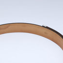 LOUIS VUITTON Ceinture Care Belt Leather Black LV Auth ti2451-13