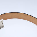 LOUIS VUITTON Ceinture Care Belt Leather Black LV Auth ti2451-18