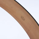 LOUIS VUITTON Ceinture Care Belt Leather Black LV Auth ti2451-21