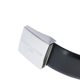 LOUIS VUITTON Ceinture Care Belt Leather Black LV Auth ti2451 - 0