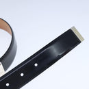 LOUIS VUITTON Ceinture Care Belt Leather Black LV Auth ti2451-9