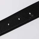 Christian Dior Belt Leather Black Auth ti2452-10