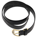 Christian Dior Belt Leather Black Auth ti2452-1