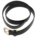 Christian Dior Belt Leather Black Auth ti2452-2