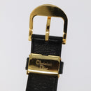 Christian Dior Belt Leather Black Auth ti2452-7