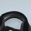 HERMES Fourre Tout PM Tote Bag Canvas Black Gray Auth ti2453-8
