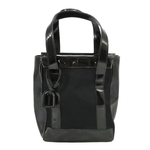 GUCCI Handtasche Emaille Schwarz Original ti2465