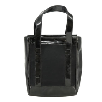 GUCCI Hand Bag Enamel Black Auth ti2465 - 0