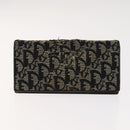 Christian Dior Trotter Canvas Wallet Enamel 3 Set Beige Navy Bordeaux Auth ti2471-13