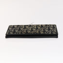 Christian Dior Trotter Canvas Wallet Enamel 3 Set Beige Navy Bordeaux Auth ti2471-18