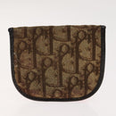 Christian Dior Trotter Canvas Wallet Enamel 3 Set Beige Navy Bordeaux Auth ti2471-24