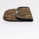 Christian Dior Trotter Canvas Wallet Enamel 3 Set Beige Navy Bordeaux Auth ti2471-25