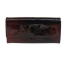 Christian Dior Trotter Canvas Wallet Enamel 3 Set Beige Navy Bordeaux Auth ti2471-2
