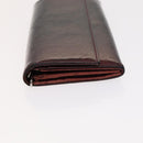 Christian Dior Trotter Canvas Wallet Enamel 3 Set Beige Navy Bordeaux Auth ti2471-4