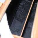 Salvatore Ferragamo Boston Bag Leather Beige Gold Auth ti2472-11