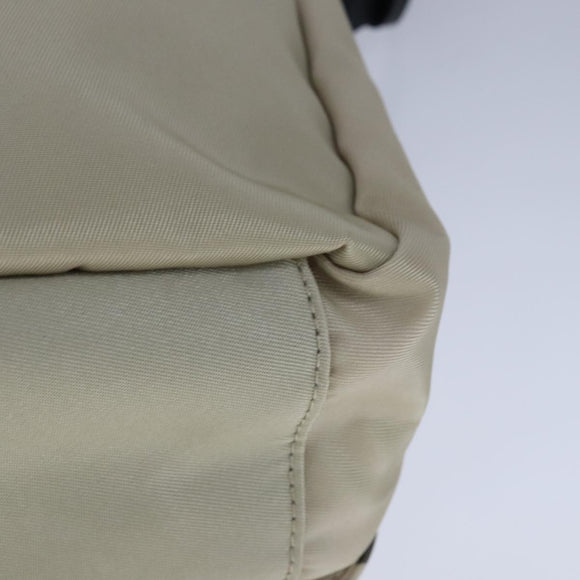 BURBERRY Nova Check Blue Label Shoulder Bag Nylon Beige Auth ti2477