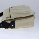 BURBERRY Nova Check Blue Label Shoulder Bag Nylon Beige Auth ti2477-3