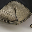 BURBERRY Shoulder Bag Nylon Leather Black Auth ti2478-13
