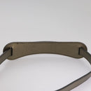 BURBERRY Shoulder Bag Nylon Leather Black Auth ti2478-8