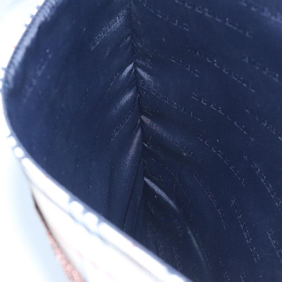 BURBERRY Nova Check Clutch Bag Canvas Beige Auth ti2483